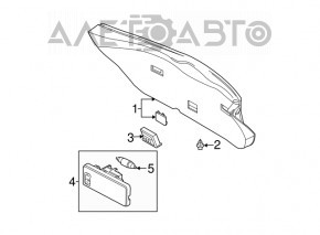 Capacul portbagajului Nissan Murano z50 03-08