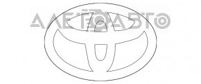 Emblemă ușă portbagaj TOYOTA Toyota Sienna 11-20 nou original OEM