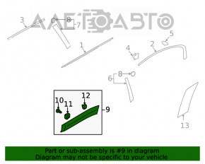 Capac usa inferioara spate dreapta Subaru Outback 10-14