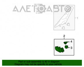 Capacul aripii dreapta inferioara pentru Subaru Forester 14-18 SJ