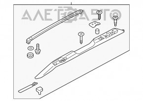 Barele longitudinale Subaru Outback 15-19