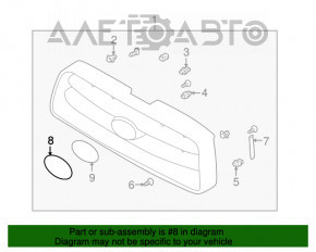 Emblema spate Subaru XV Crosstrek 13-17