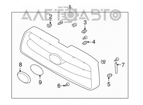 Emblema spate Subaru XV Crosstrek 13-17