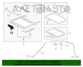 Motorul de deschidere a capotei Nissan Altima 13-18