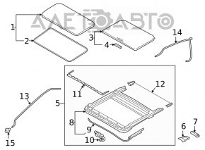 Asamblare capac Nissan Altima 19-