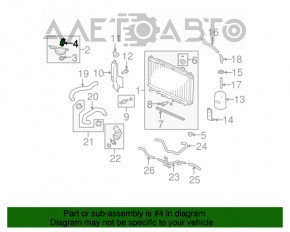 Кронштейн палки опоры капота Honda CRV 17-22 новый OEM оригинал