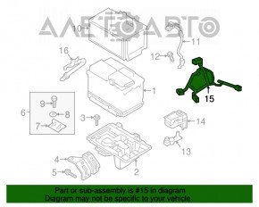 Instalarea bateriei Hyundai Tucson 16-20