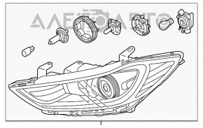 Ansamblu far fata stanga Hyundai Elantra AD 17-18 dorest LED