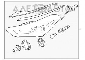 Far stânga față completă Hyundai Tucson 16-18 pre-restilizare cu xenon.