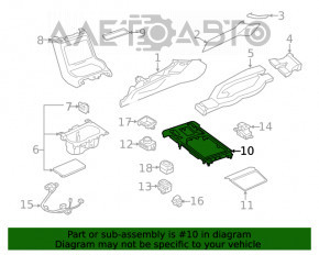 Maneta de schimbare a vitezelor pentru cutia de viteze Subaru Forester 19- SK, gri.