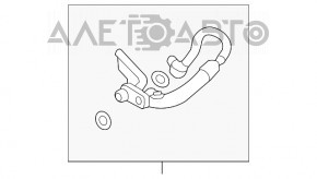 Bobina de condensare a compresorului de aer condiționat Infiniti Q50 14-15 3.7