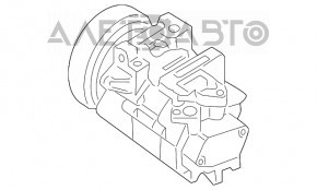 Compresorul de aer condiționat Nissan Altima 13-18 2.5