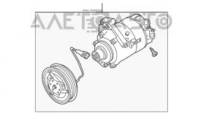 Compresorul de aer condiționat Nissan 350z