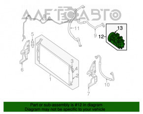 Компрессор кондиционера Nissan Murano z51 09-14