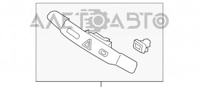 Панель кнопки аварийки Hyundai Tucson 16-21