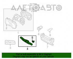 Панель кнопки аварийки Hyundai Tucson 16-21