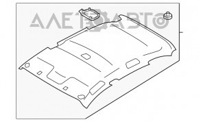 Acoperirea tavanului pentru Subaru Impreza 5 uși 17- cu deschidere pentru sistemul Eyesight.