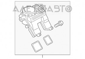 Маслоотделитель Porsche Cayenne 958 11-17 4.8 Turbo OEM