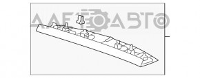 Capacul portbagajului Buick Encore 13-19 negru.