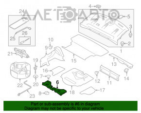 Montare podea portbagaj Subaru XV Crosstrek 13-17