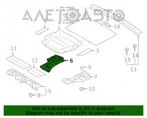 Placa de bagaj din spumă de polistiren dreapta Subaru Forester 19- SK