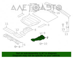 Пенопласт багажника левый Subaru Forester 19- SK