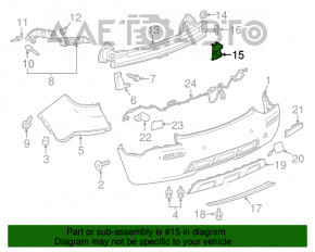 Absorbantul de șocuri din spate dreapta pentru Buick Encore 13-16