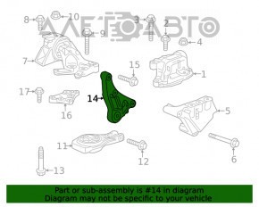 Suport motor spate pentru Chevrolet Trax 15-22 LUV FWD