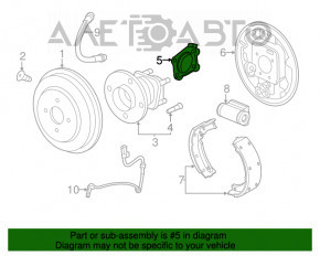 Suport de fixare a butucului roții din spate dreapta pentru Buick Encore 13-16