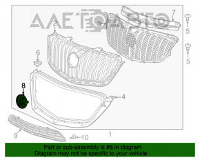 Grila radiatorului Buick Encore 13-16