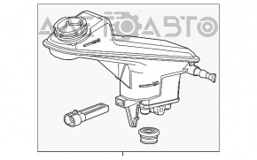 Rezervorul de combustibil Buick Encore 13-19