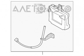 Modul de control al caroseriei Hyundai Sonata 15-17