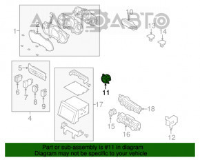 Кнопка start/stop Kia Optima 11-13 hybrid