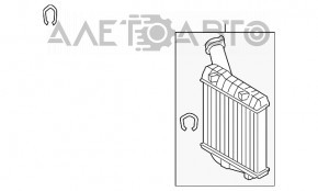 Интеркулер левый Porsche Cayenne 958 11-17 4.8 Turbo