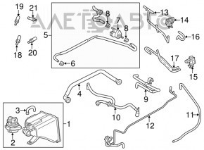 Supapa solenoidă pentru Porsche Cayenne 958 11-17 4.8 Turbo