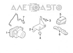 Stability Yaw Speed Rate Sensor Hyundai Sonata 11-15