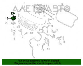 Camera de vizionare spate pentru Kia Optima 11-13 hibrid.