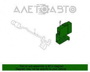 Modulul de control al camerei de parcare Hyundai Sonata 11-15 hibrid