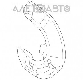 Capac disc frana fata dreapta Porsche Cayenne 958 11-17 nou original OEM