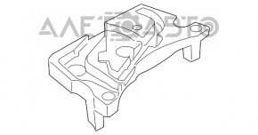 Spumă de polistiren sub instrumentul dreapta Porsche Cayenne 958 11-14