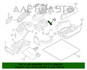 Буксировочный крюк Porsche Cayenne 958 11-14