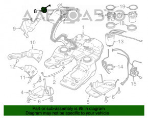 Capacul gurii de umplere a rezervorului de combustibil pentru Porsche Cayenne 958 11-17