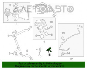 Лямбда-зонд левый второй Porsche Cayenne 958 11-17 4.8 Turbo