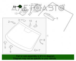 Camera frontală Hyundai Tucson 16-17 pre-restilizare