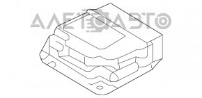 Modulul computerizat al airbag-urilor SRS pentru airbag-urile de siguranță Hyundai Tucson 16-18 pre-restilizare.