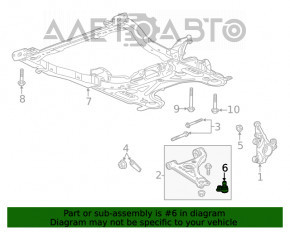 Шаровая опора передняя правая Buick Encore 13-19