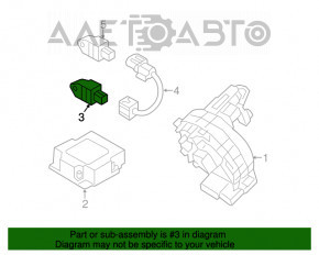 Senzor airbag dreapta spate Kia Soul 14-19