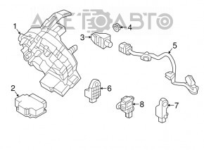 Senzor airbag dreapta spate Kia Optima 16-