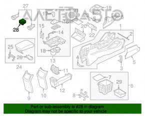 Hub USB Hyundai Tucson 16-20