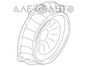 Difuzor ușă spate stânga Hyundai Tucson 16-20 strâns.